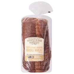Wholesome Harvest 100% Stone Ground Whole Wheat Bread 24 Oz