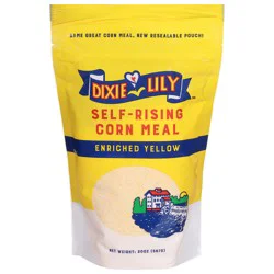 Dixie Lily Self-Rising Enriched Yellow Corn Meal 20 oz
