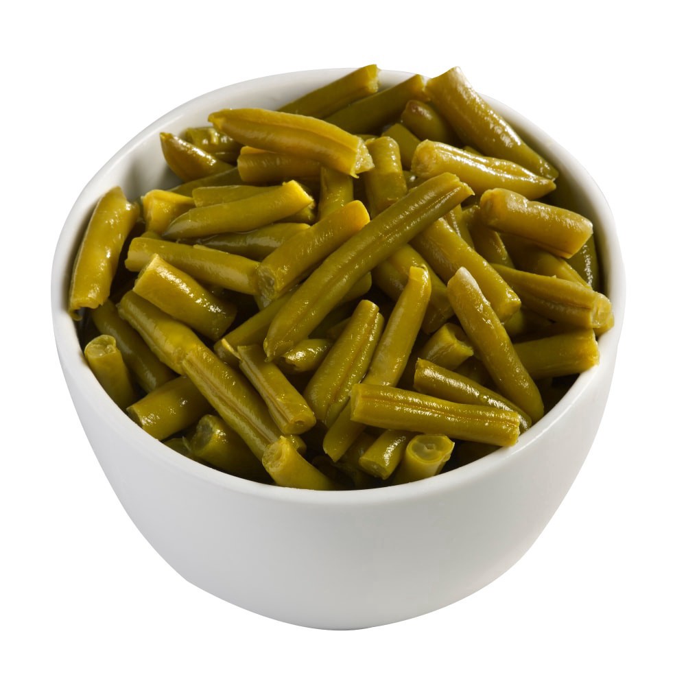 slide 3 of 5, Kroger No Salt Cut Canned Green Beans, 14.5 oz