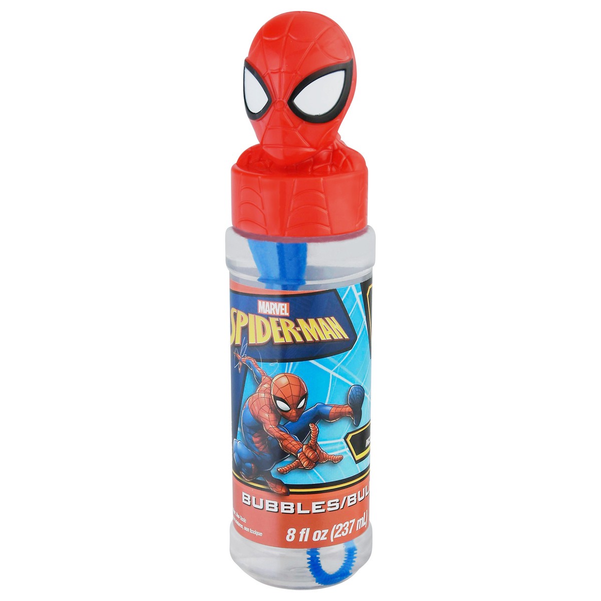 slide 3 of 9, Marvel Spiderman Bottle Of Bubbles, 8 oz