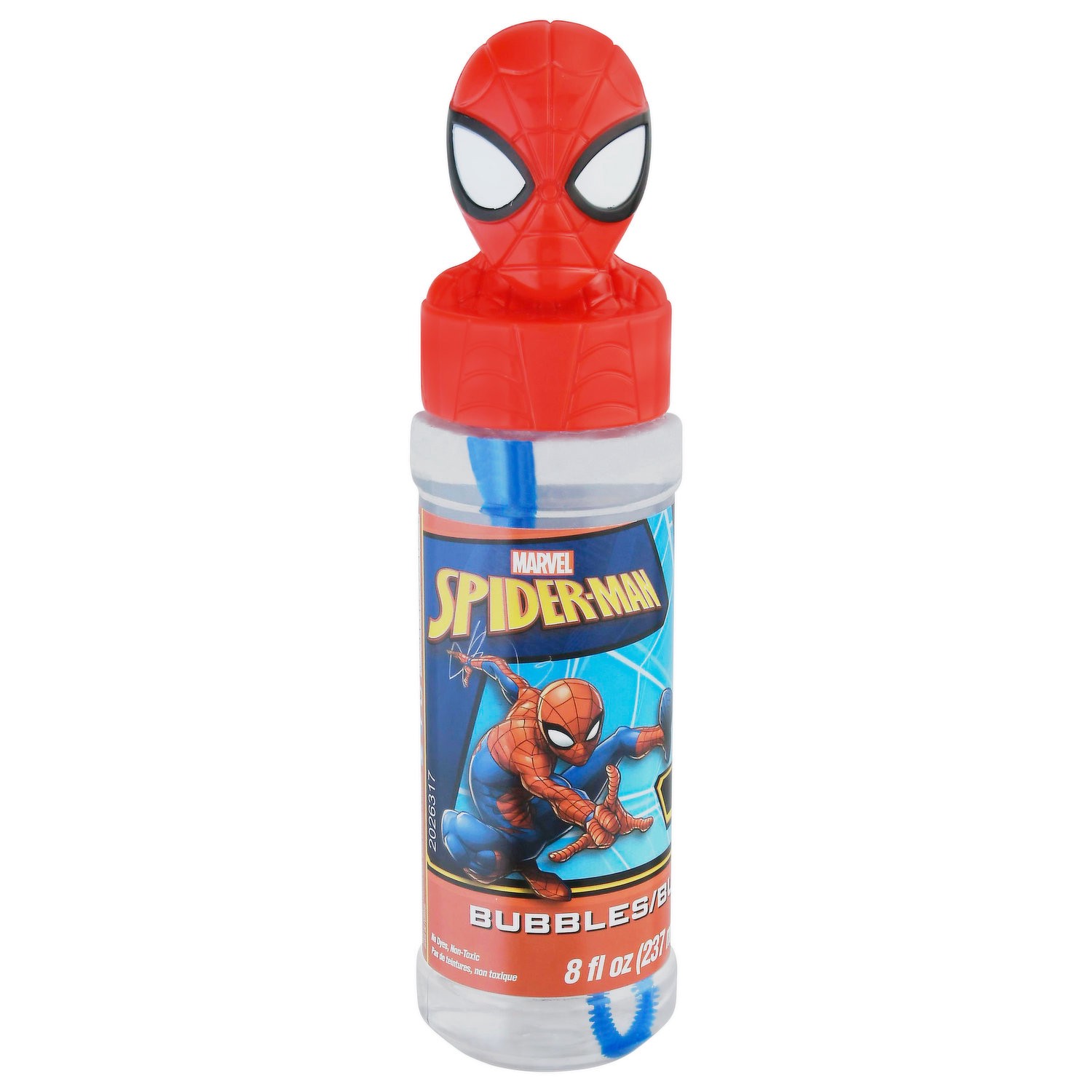 slide 1 of 9, Marvel Spiderman Bottle Of Bubbles, 8 oz