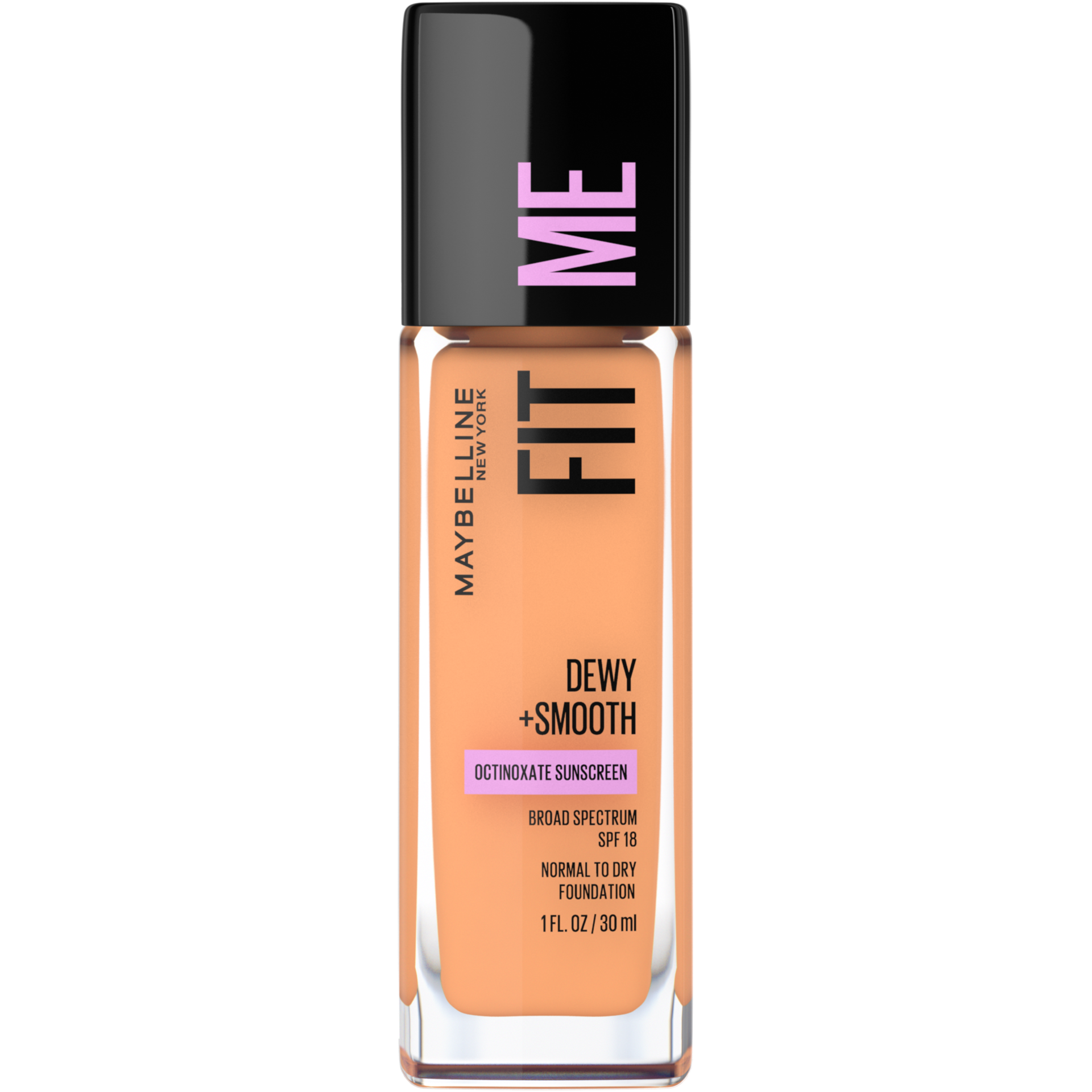 slide 1 of 7, Maybelline Fit Me Dewy + Smooth Foundation Soft Honey 315 Spf 18, 1 oz