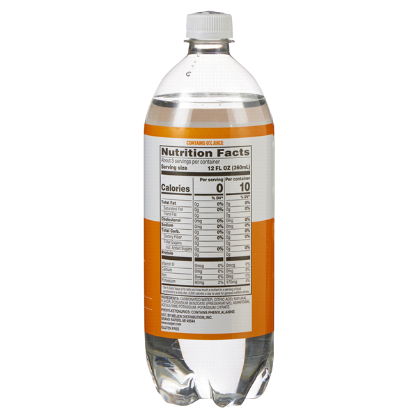 slide 20 of 29, Meijer Mandarin Orange Crystal Quenchers - 1 liter, 1 liter