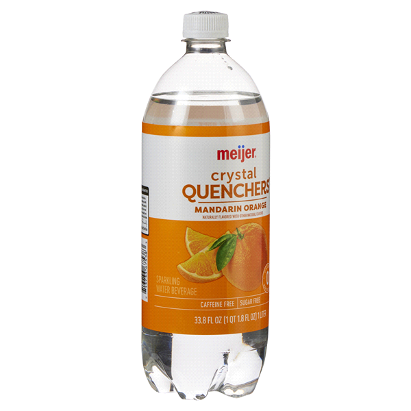 slide 4 of 29, Meijer Mandarin Orange Crystal Quenchers - 1 liter, 1 liter