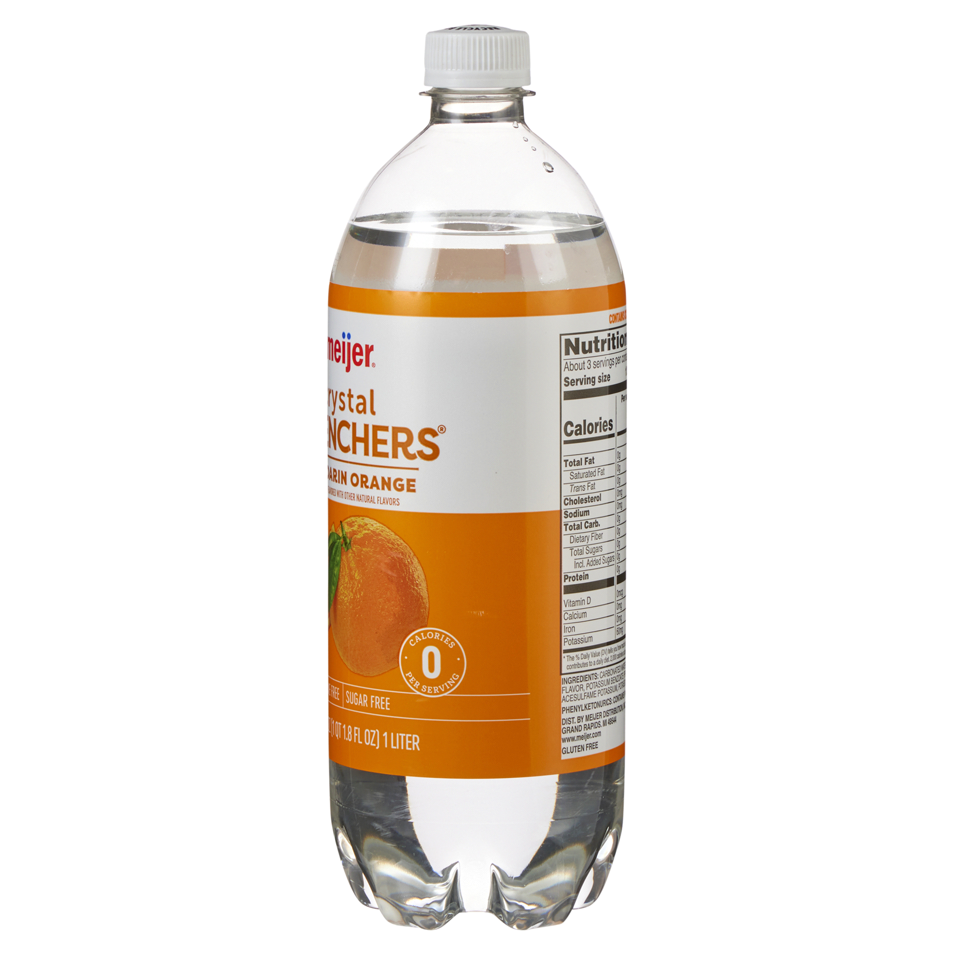 slide 25 of 29, Meijer Mandarin Orange Crystal Quenchers - 1 liter, 1 liter
