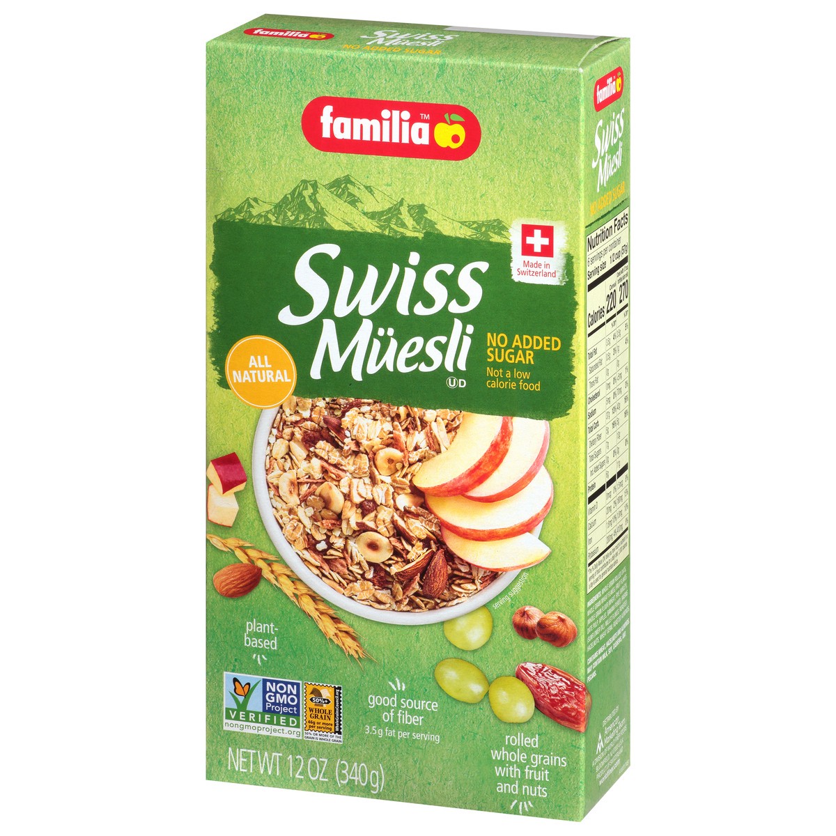 slide 6 of 10, Familia Swiss Muesli No Sugar Added, 12 oz