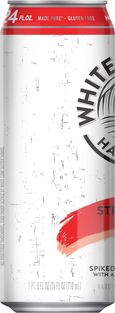 slide 10 of 11, White Claw Strawberry 19.2oz, 19.2 oz