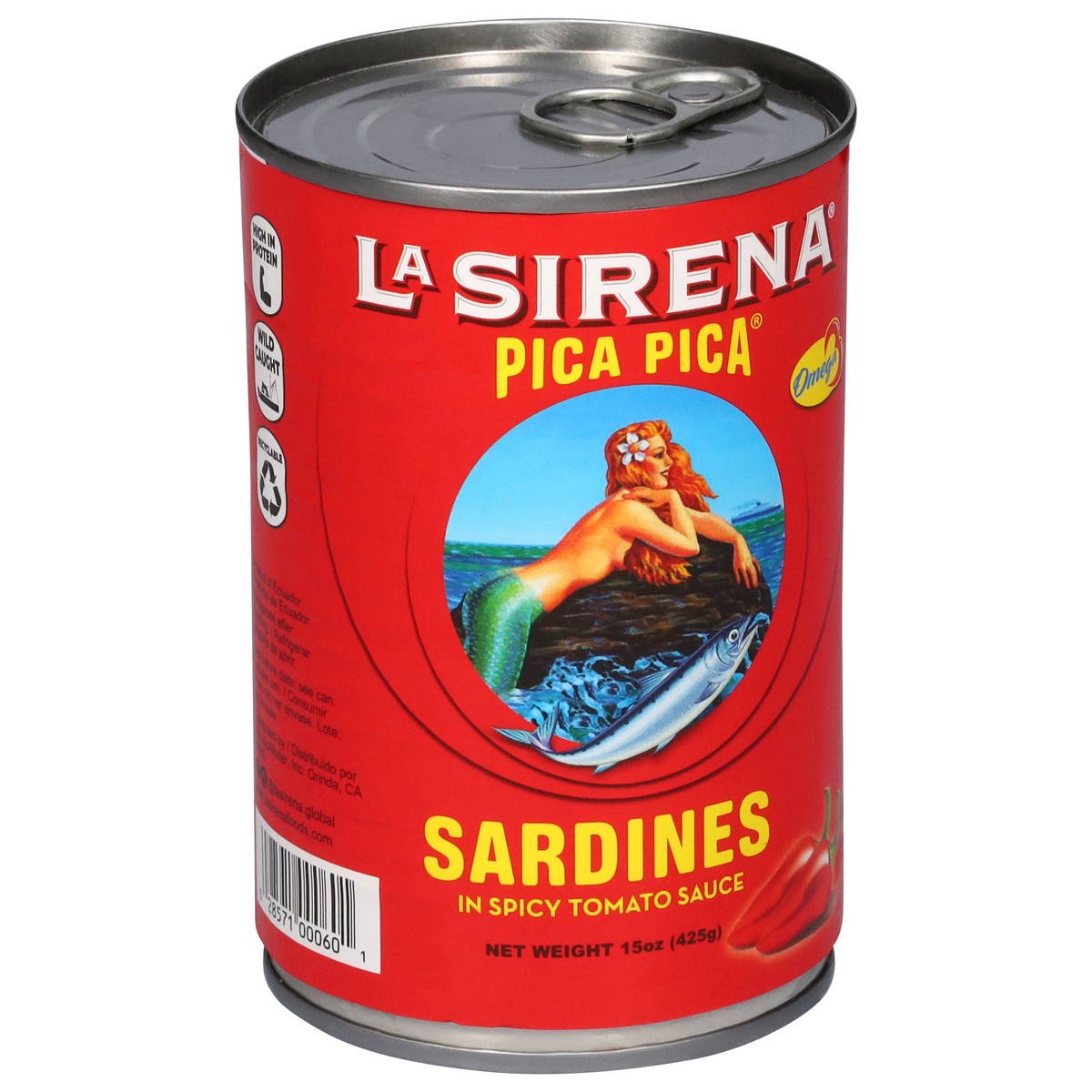 slide 12 of 13, La Sirena Pica Pica Sardines in Spicy Tomato Sauce 15 oz, 15 oz