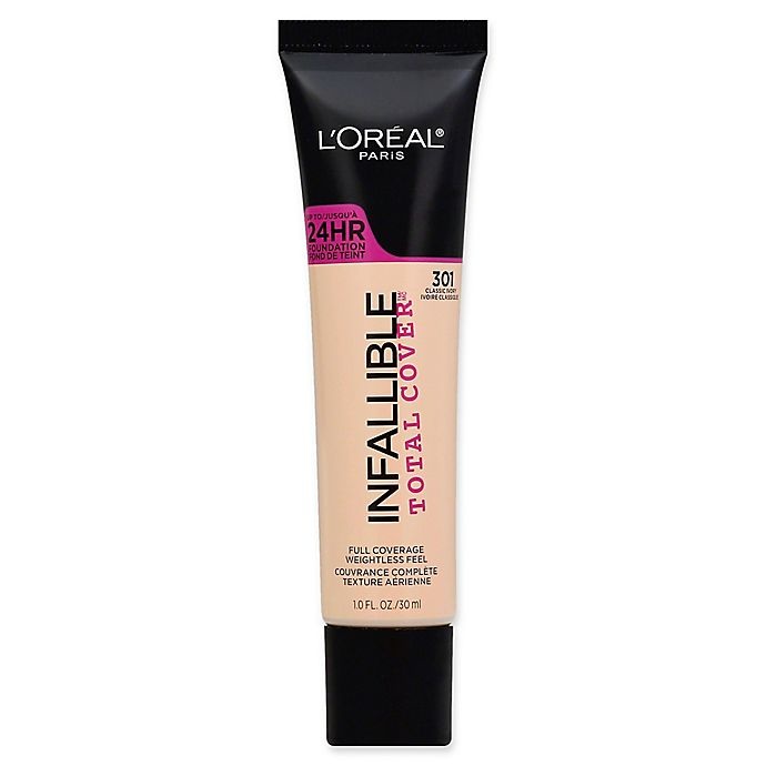 slide 2 of 2, L'Oréal Infallible Total Cover Foundation - Classic Ivory, 1 fl oz
