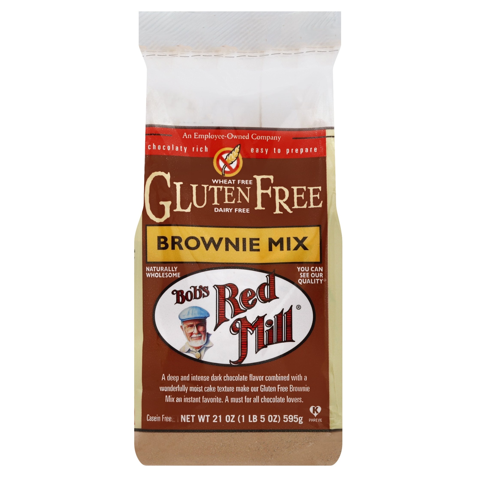 slide 1 of 1, Bob's Red Mill Gluten Free Brownie Mix, 21 oz