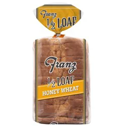 Franz Honey Wheat Half Bread Loaf - 12 oz