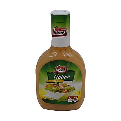 slide 1 of 1, Lieber's Liebers Italian Non-Dairy Salad Dressing, 16 oz