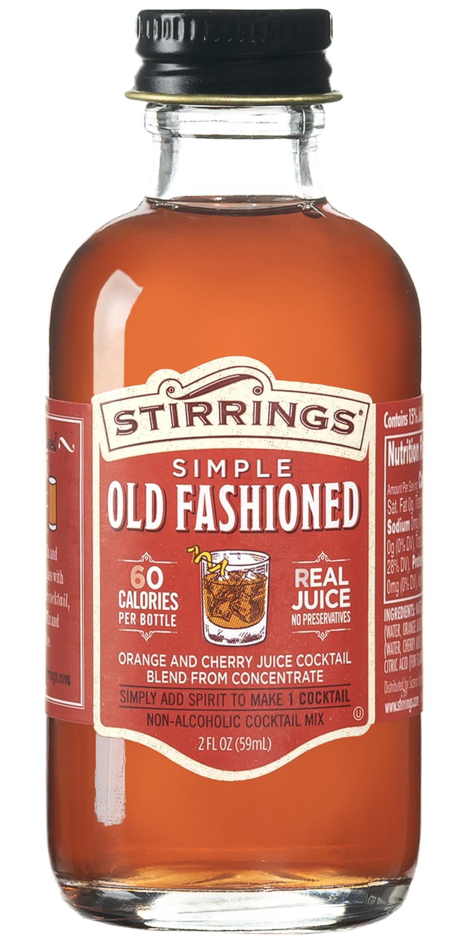 slide 1 of 3, Stirrings Old Fashioned Mix 2 fl Fl oz, 2 fl oz