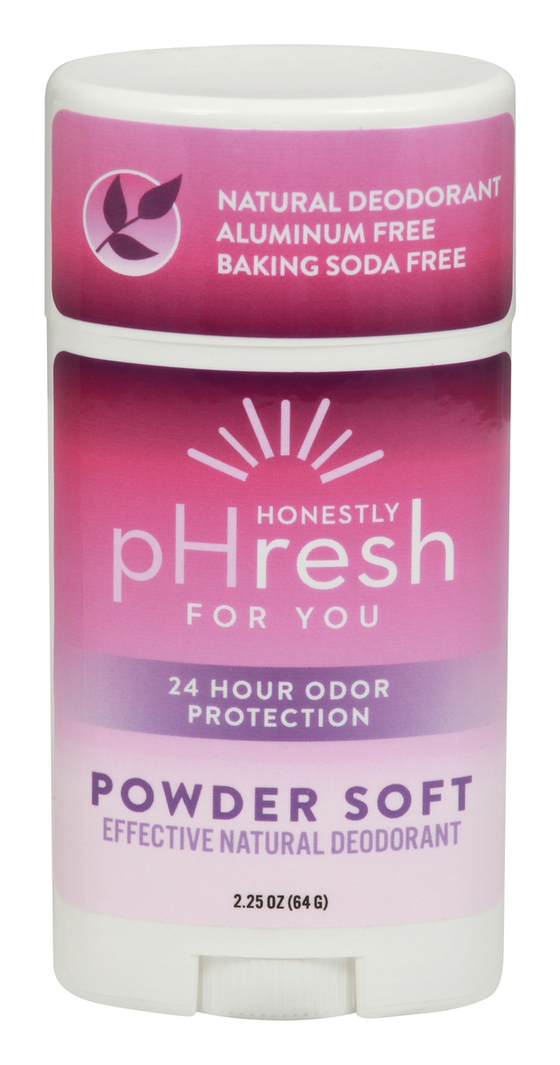 slide 1 of 1, Honestly pHresh Powder Soft Natural Deodorant Stick, 2.25 oz