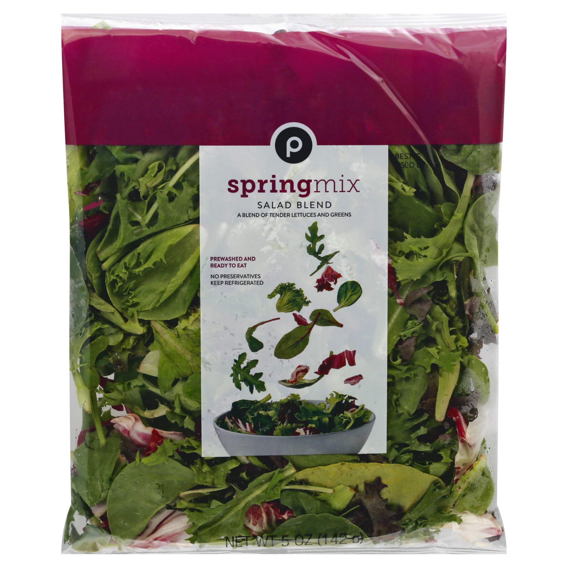 slide 1 of 1, Publix Spring Mix Salad Blend, 5 oz