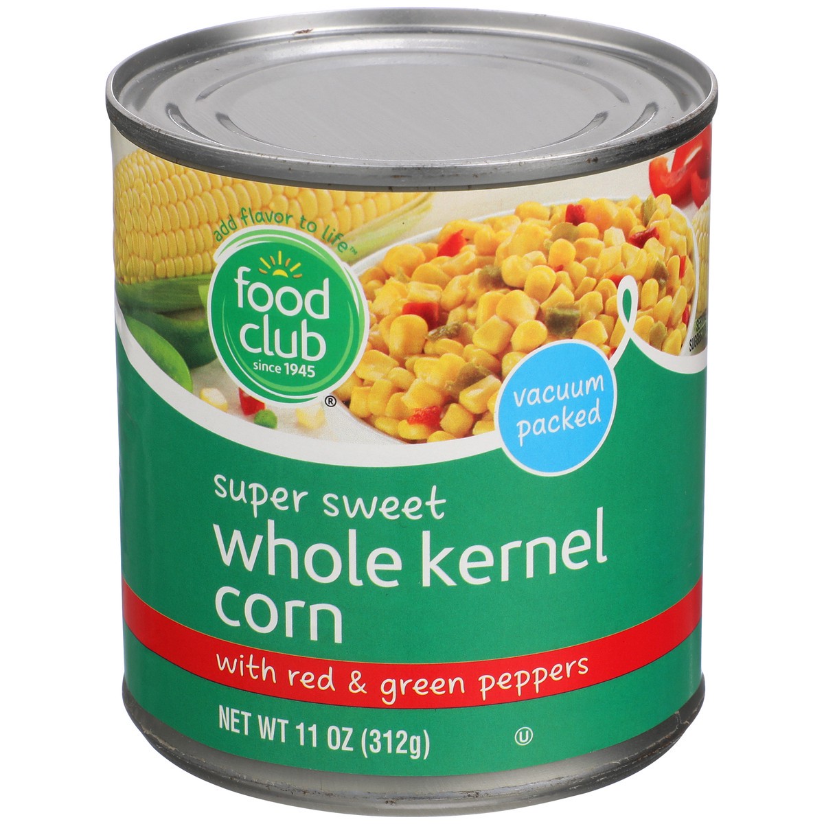 slide 1 of 9, Food Club Whole Corn with Pepper, 11 oz