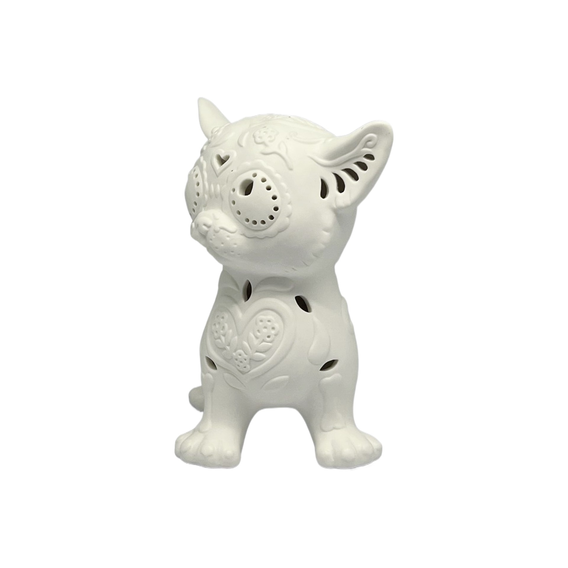 slide 7 of 8, 7" Diy Led Dog Ceramic Decor By Ashland, 6.81 in x 3.66 in x 7 in