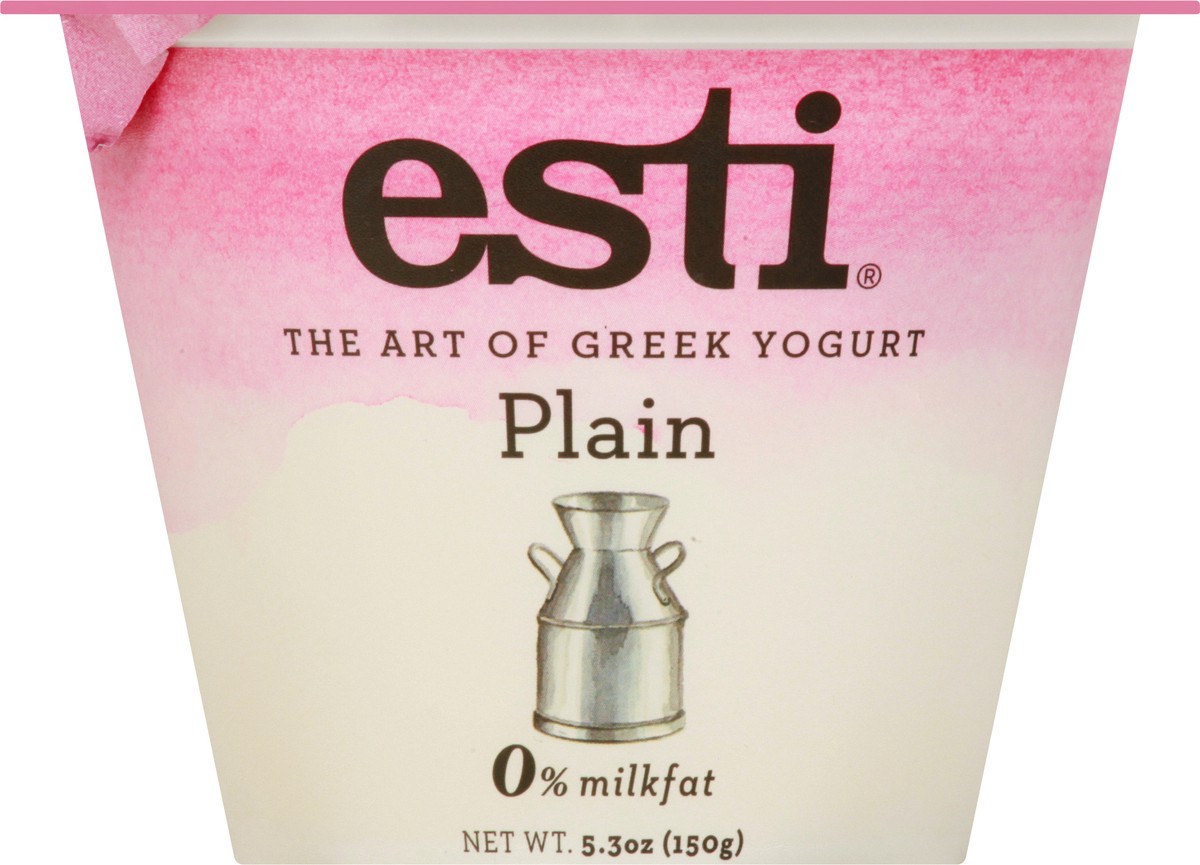 slide 5 of 13, esti Greek Plain Yogurt 5.3 oz, 5.3 oz