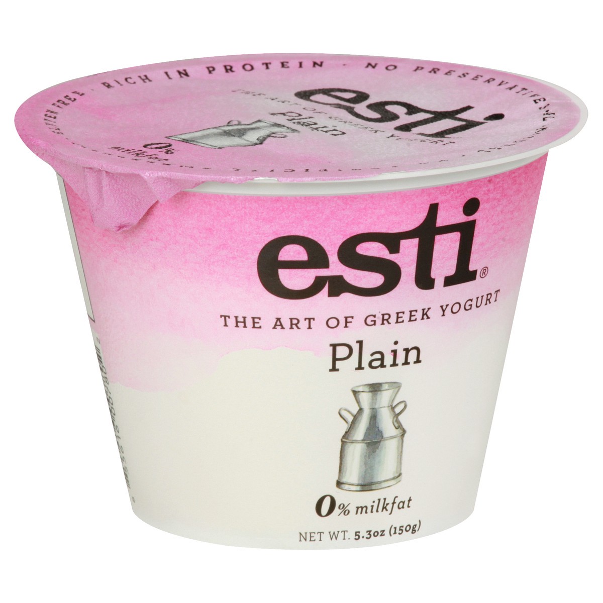 slide 9 of 13, esti Greek Plain Yogurt 5.3 oz, 5.3 oz