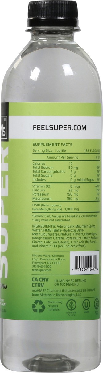 slide 4 of 13, Nirvana Super Cucumber Lime Muscle Health + Electrolytes 16.9 fl oz, 16.9 fl oz