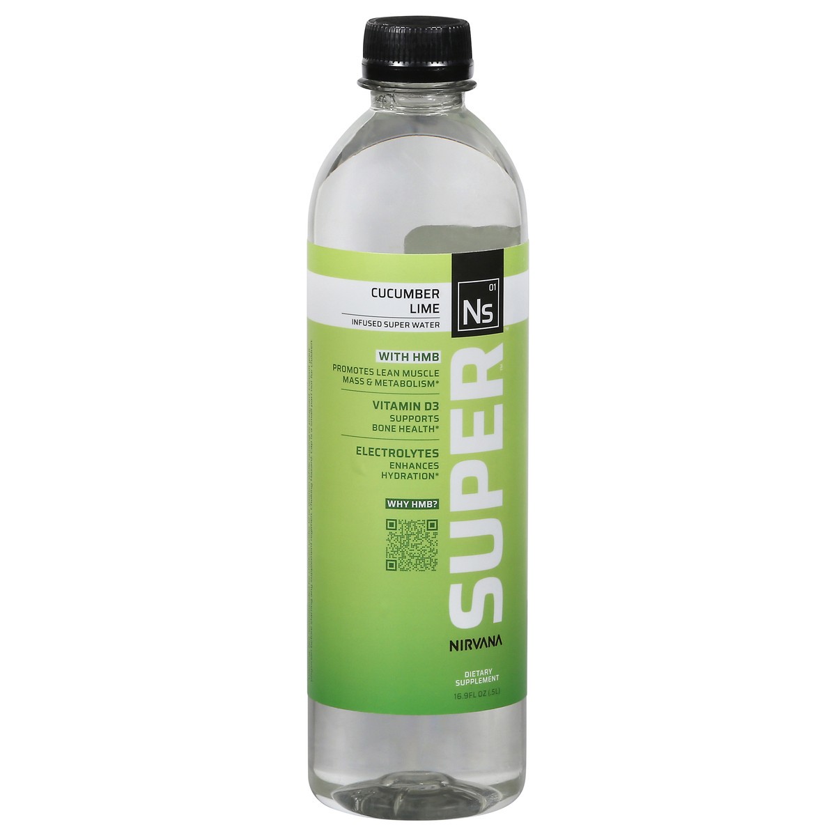 slide 7 of 13, Nirvana Super Cucumber Lime Muscle Health + Electrolytes 16.9 fl oz, 16.9 fl oz