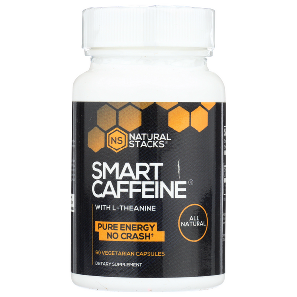 slide 1 of 1, Natural Stacks Smart Caffeine, 60 ct