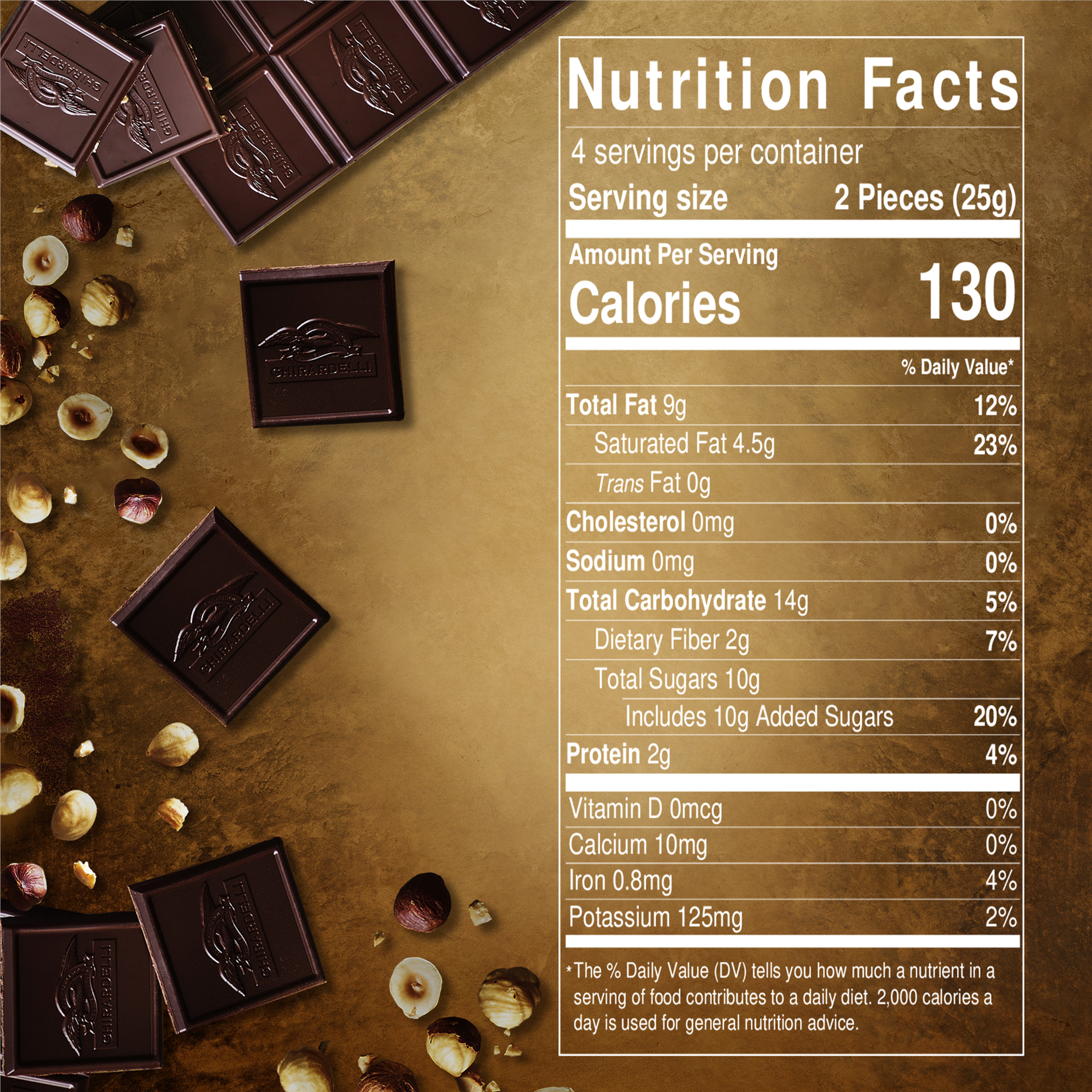 slide 14 of 17, Ghirardelli Intense Dark Hazelnut Heaven Dark Chocolate 3.5 oz, 3.5 oz