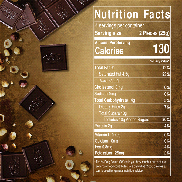 slide 10 of 17, Ghirardelli Intense Dark Hazelnut Heaven Dark Chocolate 3.5 oz, 3.5 oz