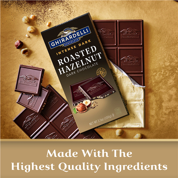 slide 15 of 17, Ghirardelli Intense Dark Hazelnut Heaven Dark Chocolate 3.5 oz, 3.5 oz