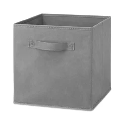 Whitmor Collapsible Cube, Steel Grey