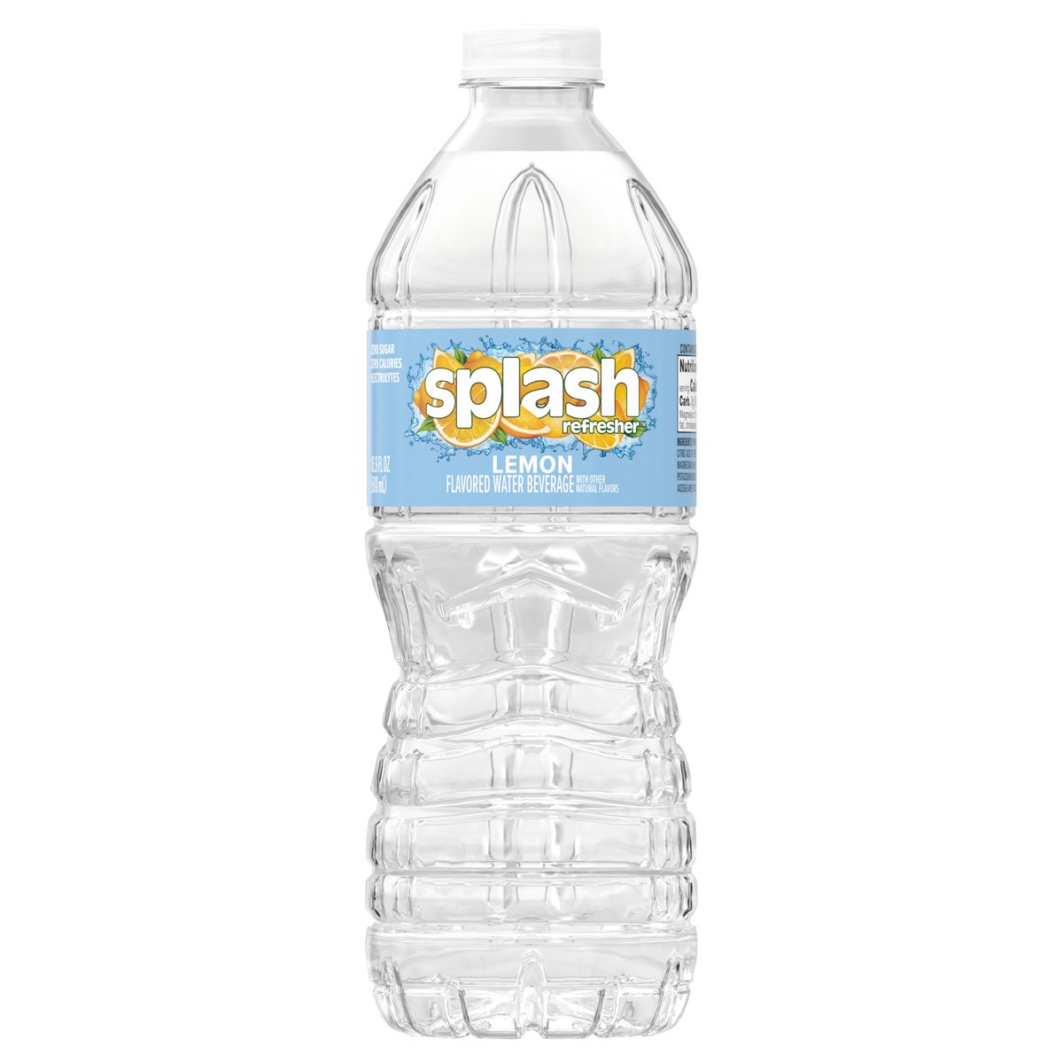 slide 1 of 4, Splash Blast, Lemon Flavor Water Beverage, 16.9 FL OZ Plastic Bottle, 16.9 fl oz