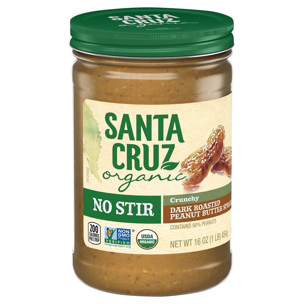 slide 7 of 8, Santa Cruz Organic Peanut Butter, 16 oz