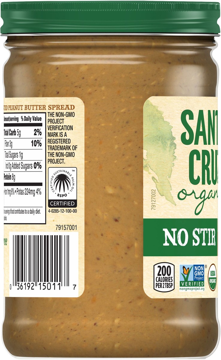 slide 5 of 8, Santa Cruz Organic Peanut Butter, 16 oz