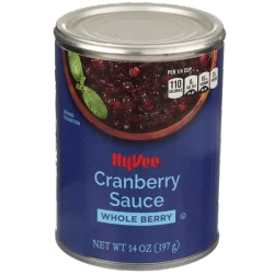 Hy-vee Whole Berry Cranberry Sauce