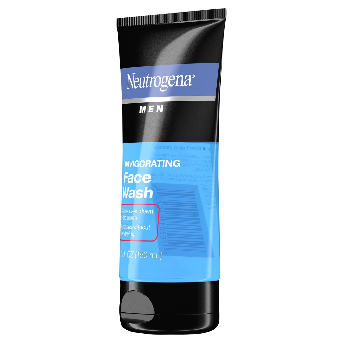 slide 3 of 7, Neutrogena Men's Invigorating Daily Foaming Gel Face Wash, Deep Cleansing, Energizing & Refreshing Oil-Free Facial Cleanser for Men to Improve Skin's Healthy Look, 5.1 Fl. Oz, 5.10 fl oz