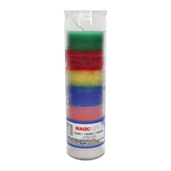 MagicLight 7 Colors Glass Religious Candle