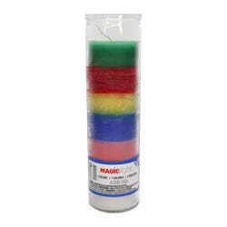 MagicLight 7 Colors Glass Religious Candle