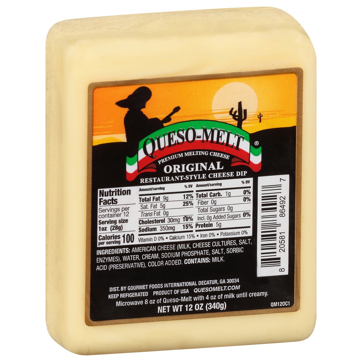 slide 10 of 10, Queso-Melt Queso Melt Original, 12 oz