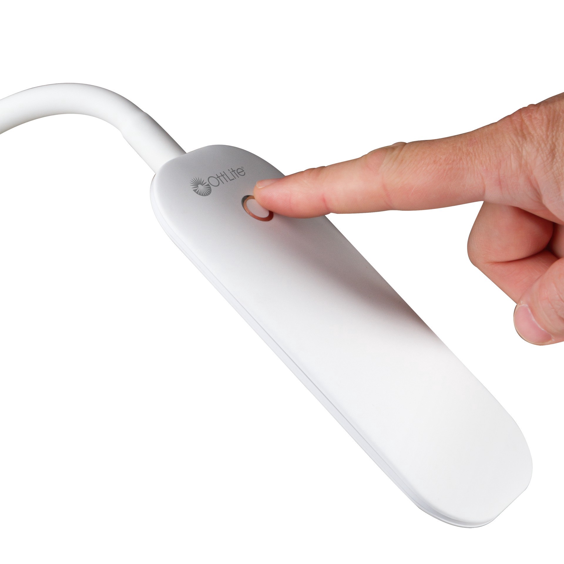 slide 2 of 10, Ott Lite Flexible Soft Touch LED Clip Light, 3.5 in x 2.375 in