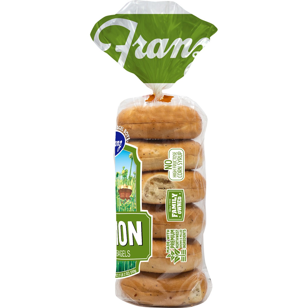 slide 6 of 10, Franz Onion Bagels 6 ct 18oz, 18 oz