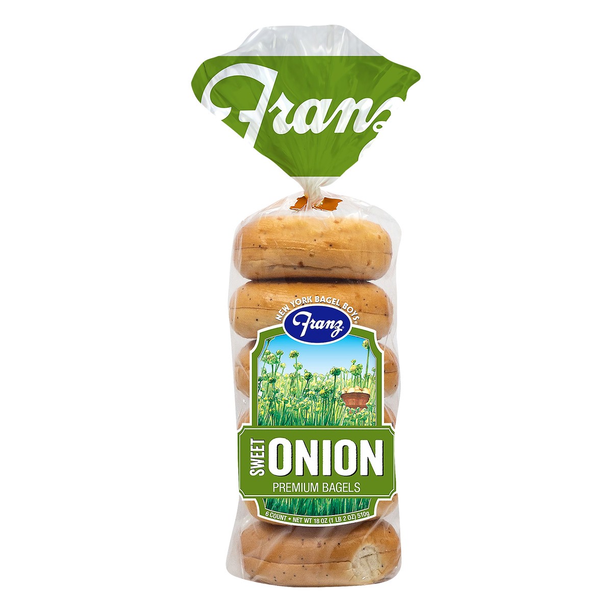 slide 7 of 10, Franz Onion Bagels 6 ct 18oz, 18 oz