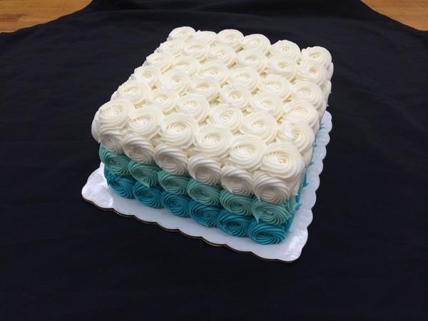 slide 1 of 1, 8 Inch Whimisical Ombre Cake, 1 ct