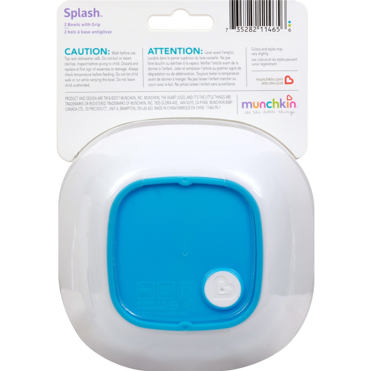 slide 4 of 6, Munchkin Bowls 2 ea, 2 ct