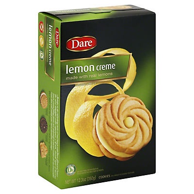 slide 1 of 1, Dare Cookies, Lemon Creme, 12.3 oz