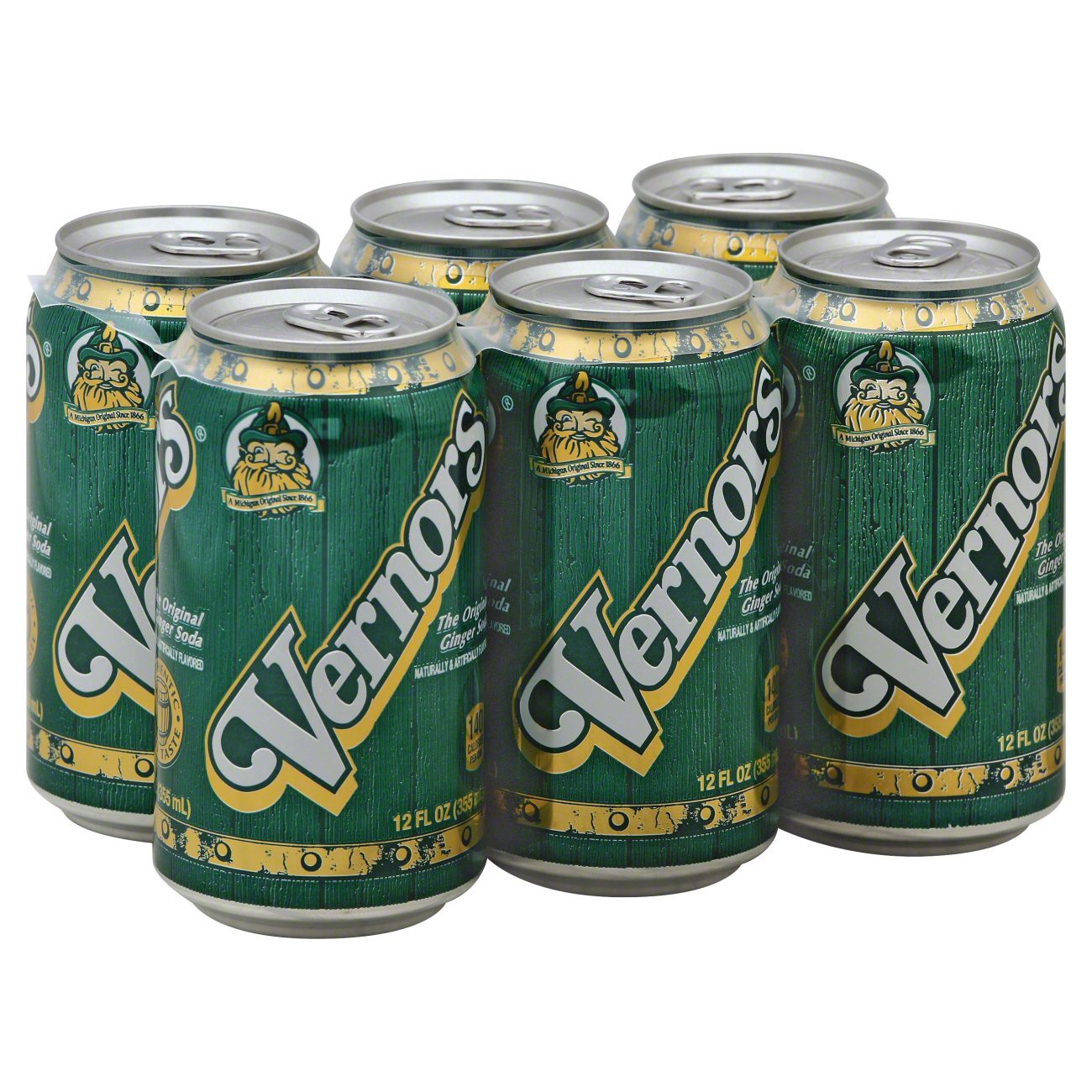 slide 1 of 3, Vernors The Original Ginger Soda - 6 ct; 12 fl oz, 6 ct; 12 fl oz