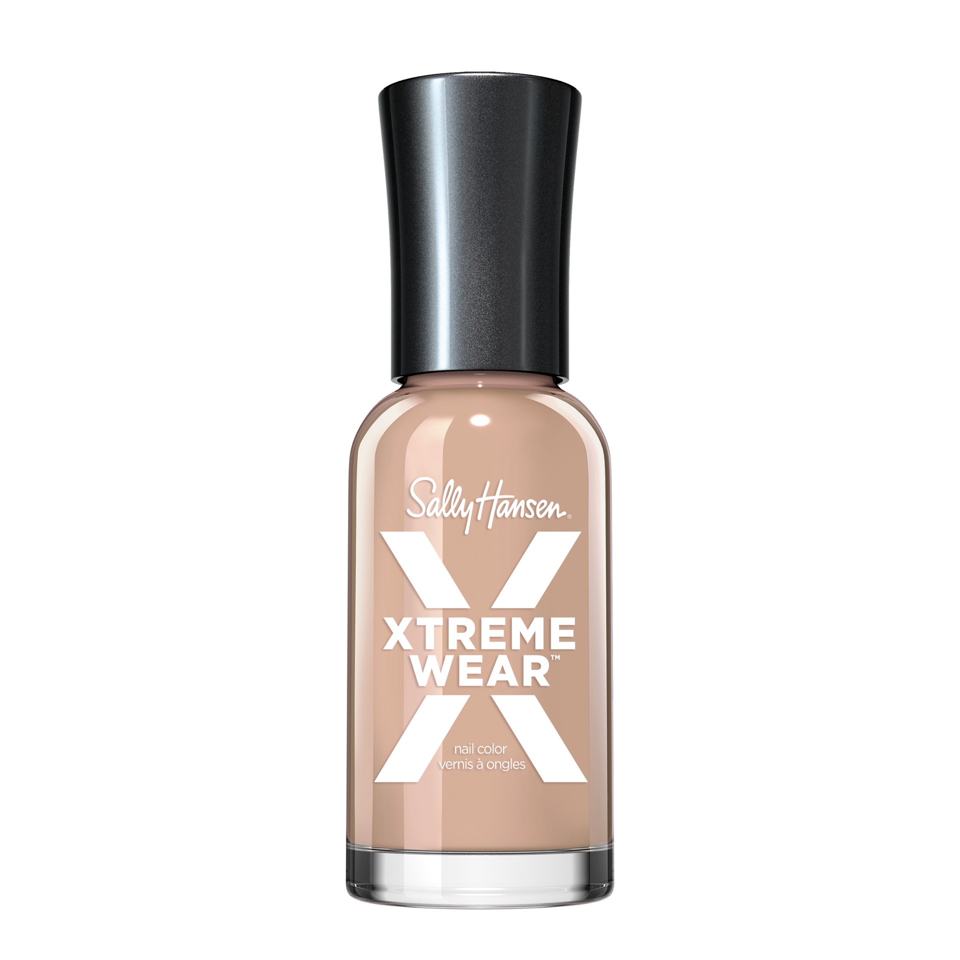 slide 1 of 1, Sally Hansen HARD AS NAILS XTREME WEAR Bare it All 0.4 fl oz, 12 ml