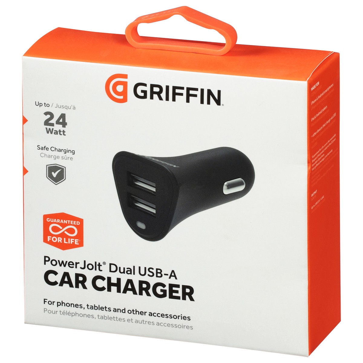 slide 4 of 9, Griffin Bros. Powerjolt Dual USB-A Car Charger 1 ea, 1 ct