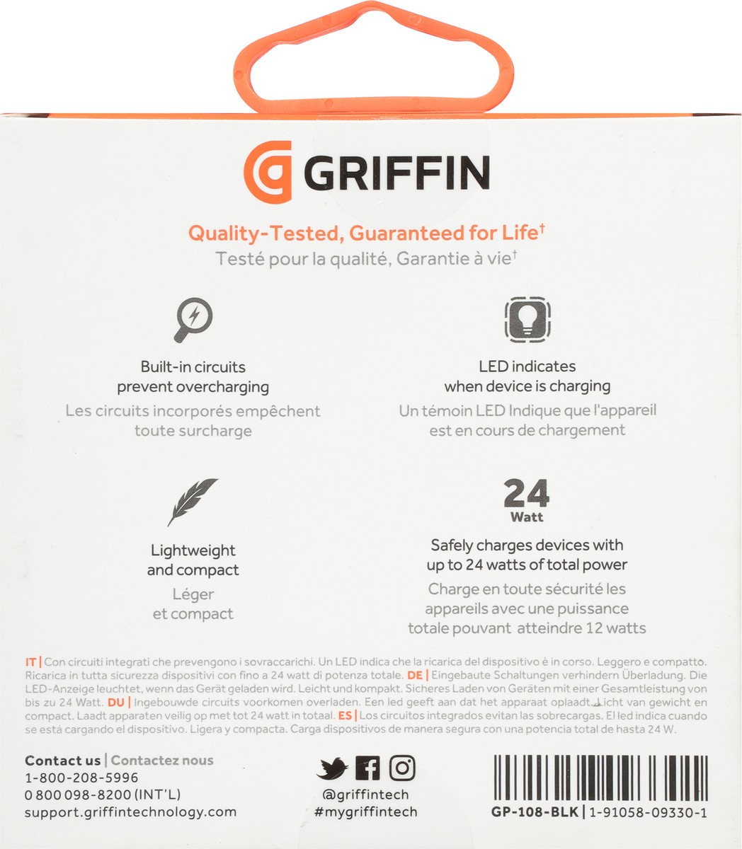 slide 3 of 9, Griffin Bros. Powerjolt Dual USB-A Car Charger 1 ea, 1 ct