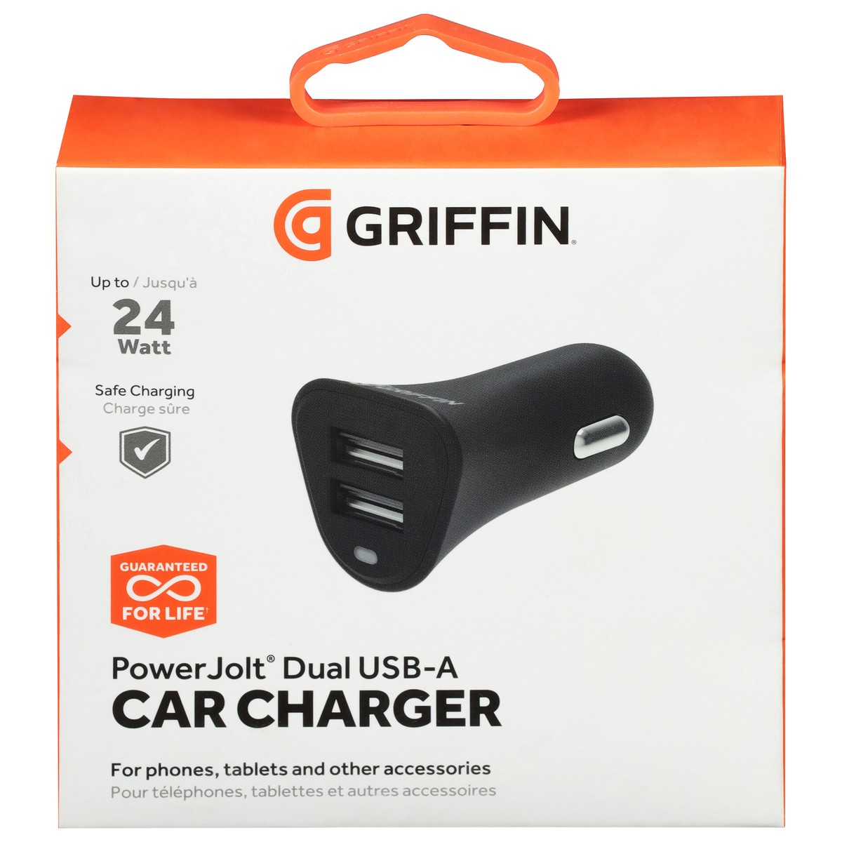 slide 6 of 9, Griffin Bros. Powerjolt Dual USB-A Car Charger 1 ea, 1 ct