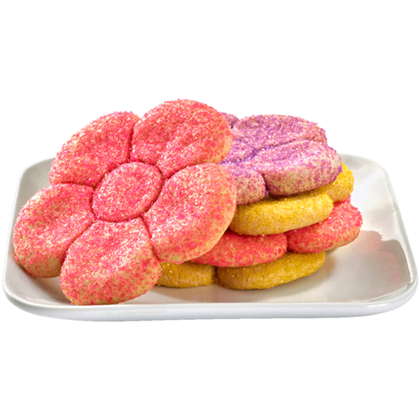 slide 1 of 1, Meijer Cookies, Sugared Flower, 11 oz